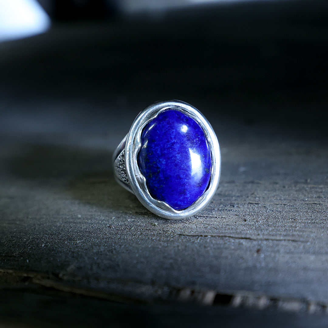 LouiseP - Custom Lapis Lazuli Ring